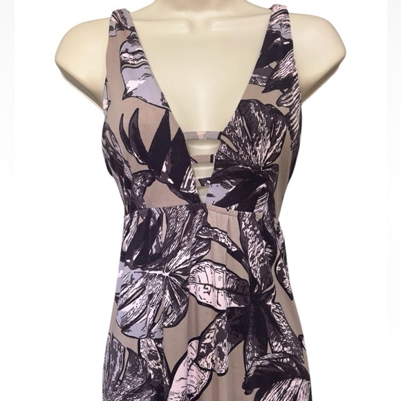 Maaji Purple Beach Bound Print Strap Back Maxi Dress Sz S - Picture 4 of 8